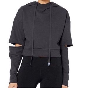 Alo Cutout-Sleeve Hoodie